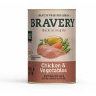 Karma BRAVERY Chicken & Vegetables Adult 12 x 290 g dla wszystkich ras (kurczak)