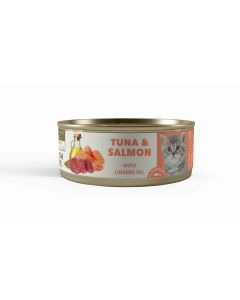Karma mokra dla kociąt AMITY Tuna & Salmon Kitten 80 g (tuńczyk + łosoś)