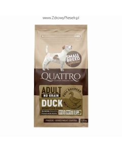 Karma Quattro Adult Duck Small Breeds 1,5 kg GRAIN FREE (kaczka)