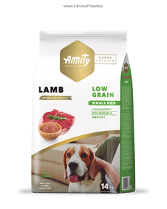 Karma Amity Super Premium Lamb All Breeds 14 kg + 4 kg PROMOCJA! (jagnięcina)