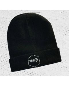 Wełniana czapka marki Amity - czarna.