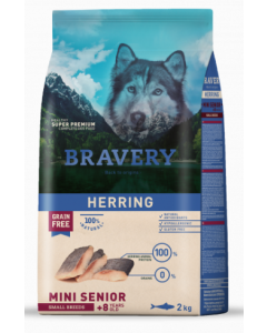 Karma Bravery Herring Senior Small Breeds 7 kg GRAIN FREE (śledź)