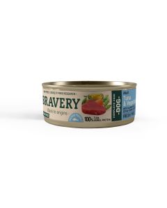 Karma BRAVERY Tuna & Vegetables Adult 24 x 80 g dla wszystkich ras (świeży pasztet z tuńczyka) - data ważności 22/06/2024r.