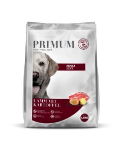 Karma PRIMUM Soft Adult Lamm ok. 70 g x 100 szt. (jagnięcina)